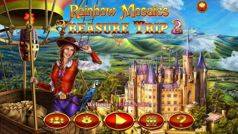 Радужная мозаика 7: В поисках сокровищ 2 | Rainbow Mosaics 7: Treasure Trip 2 (En)