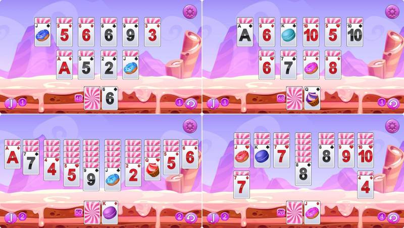 Пасьянс. Страна Сластей | Yummyland Solitaire (Rus)