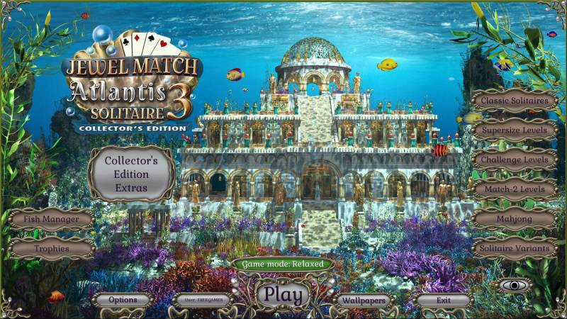Джевел Матч Пасьянс Атлантида 3. Коллекционное издание | Jewel Match Atlantis Solitaire 3 CE (En)