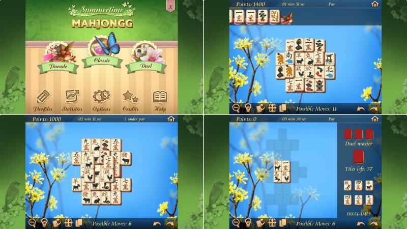 Летнее время Маджонг | Summertime Mahjong (En)