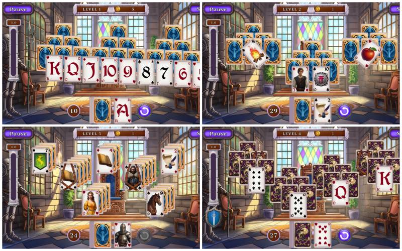 Love & Knights Solitaire - все части (Eng)